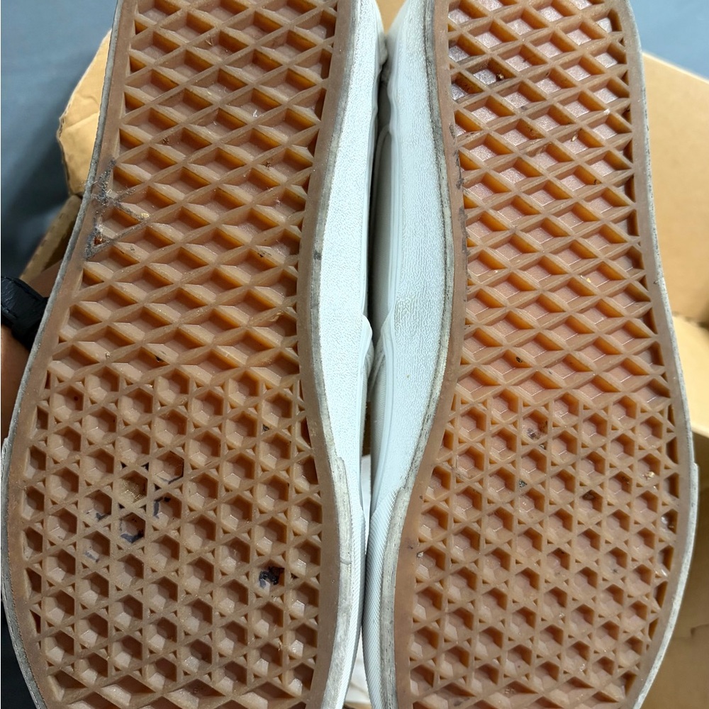 Vans True White Canvas Slip-On Sneakers - Picture 4 of 5